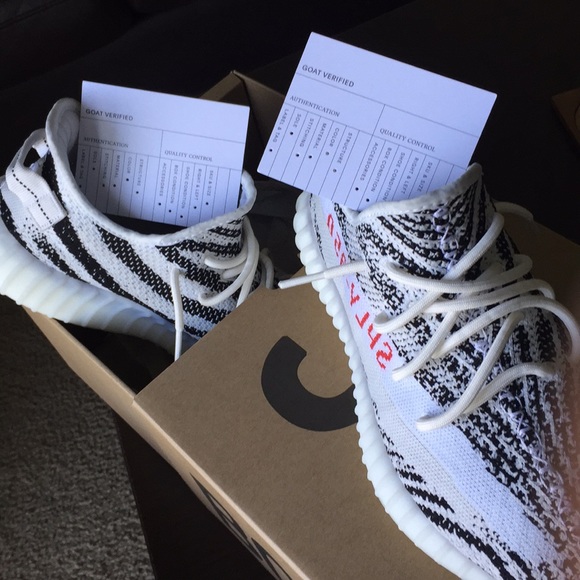 Yeezy Zebra Yeezy Goat App Yeezy 'Zebra' 350 V2 Sneakers